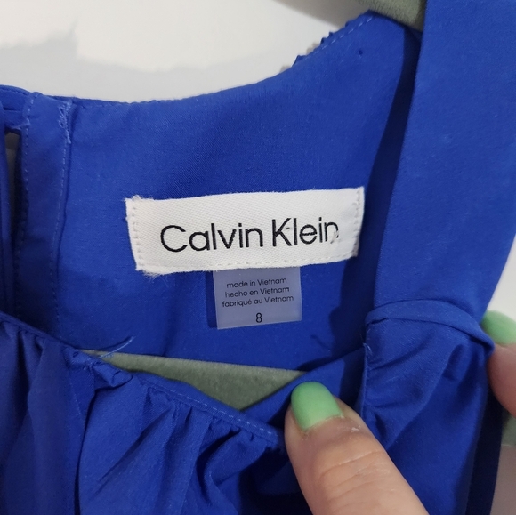 Calvin Klein Blue Women's Dress, Size 8, NWT - Picture 3 of 9